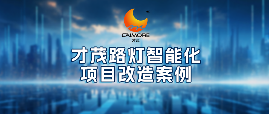 案例 | 才茂助力路燈智能化項(xiàng)目改造，實(shí)現(xiàn)道路照明節(jié)能智慧升級(jí)